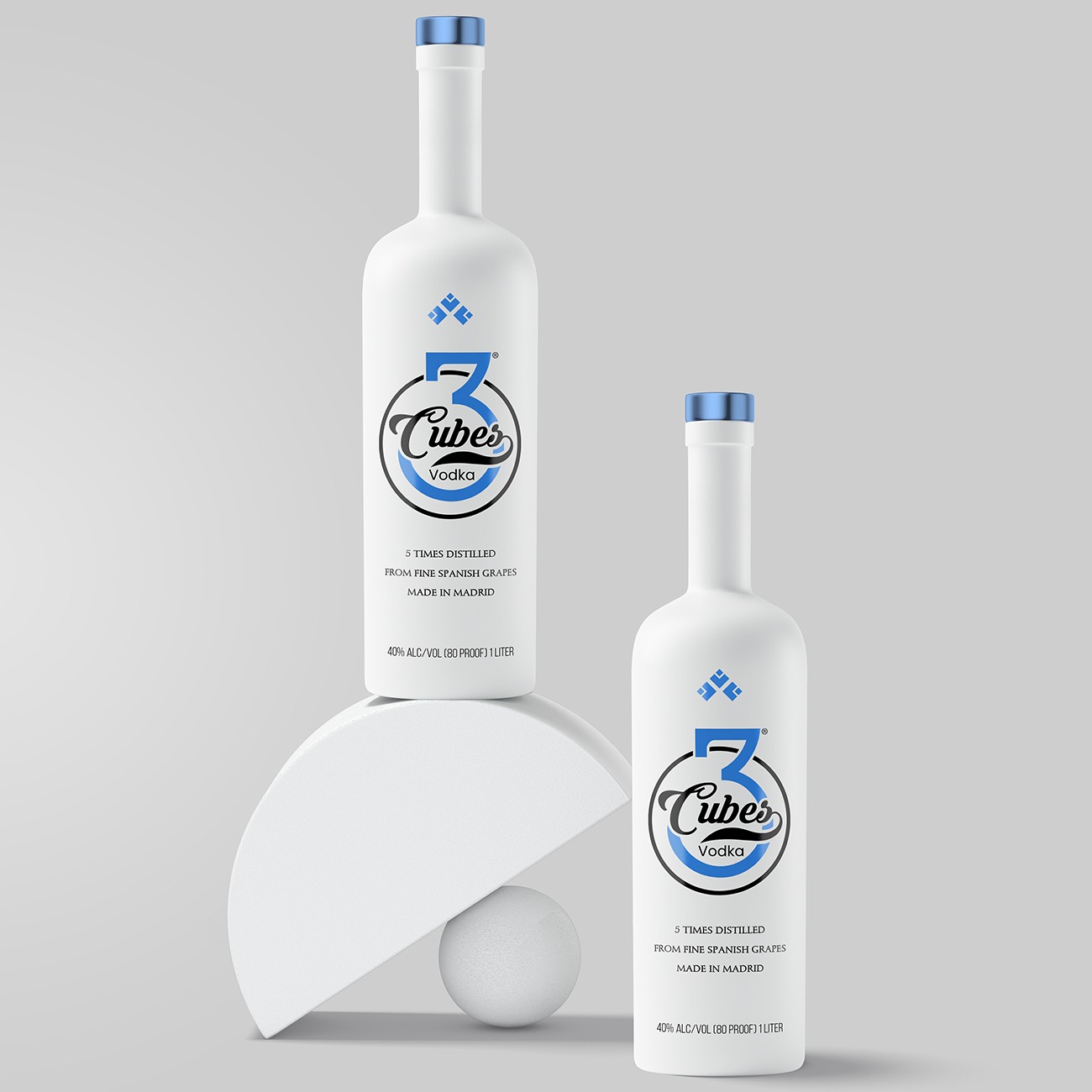 3 CUBES VODKA - DESTILERÍA DE MADRID
