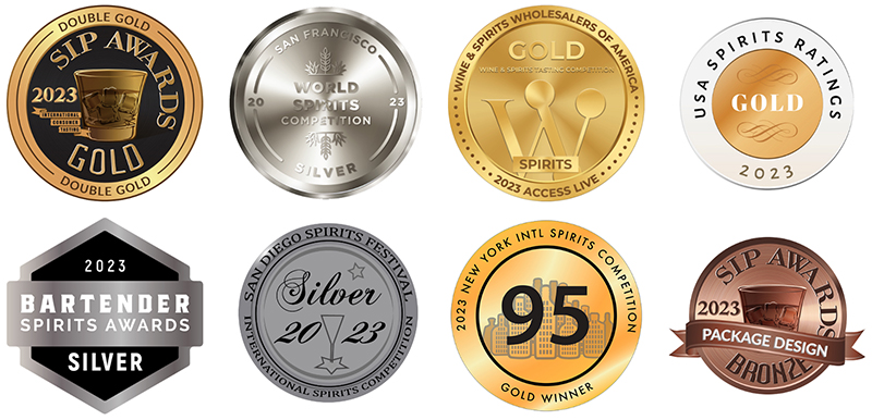 ROCAVAKA MEDALS BY DESTILERIA DE MADRID