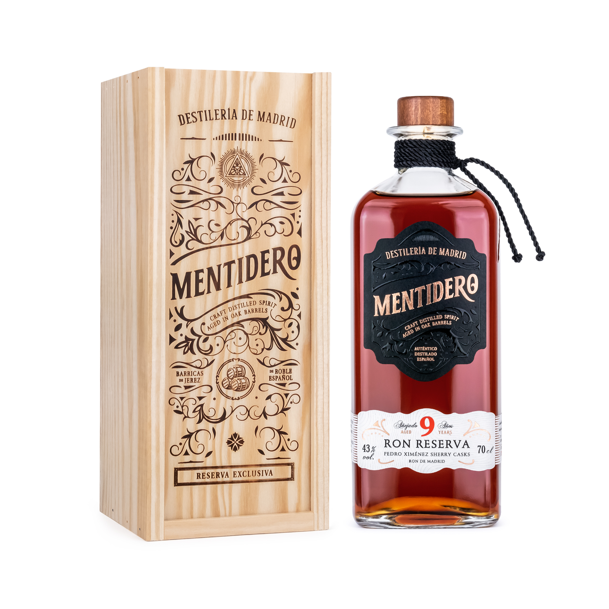 RON MENTIDERO RESERVA 9 AÑOS - Imagen 2